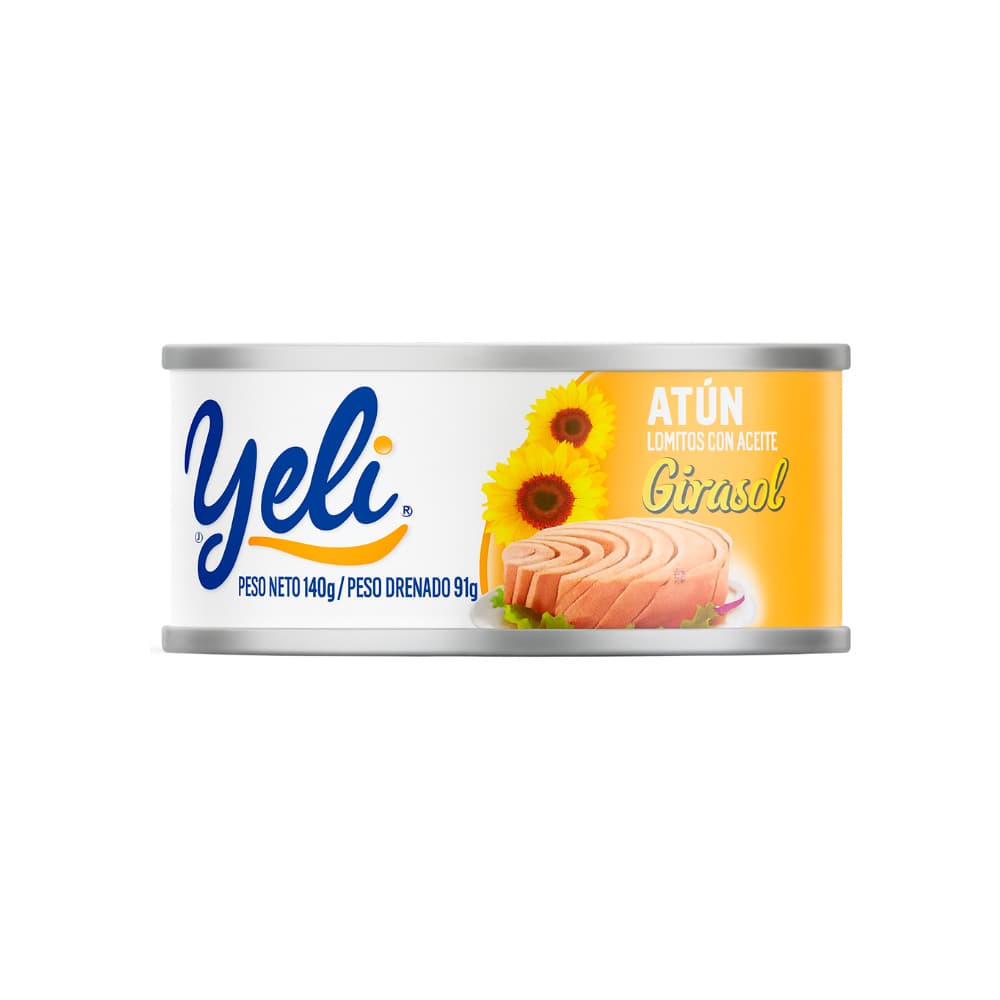 Atún lomitos con aceite de girasol Yeli (140 g / 4.94 oz) - Imagen 1