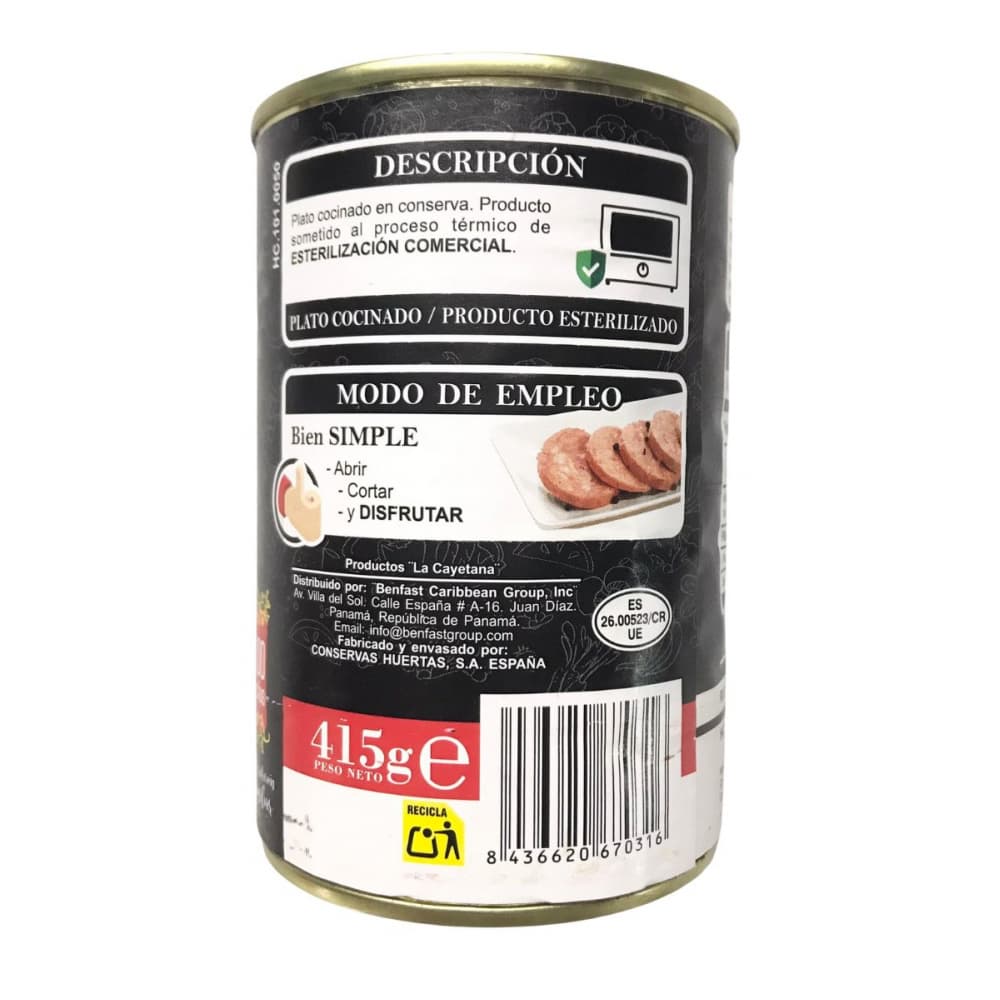Fiambre de cerdo La Cayetana (415 g / 14.64 oz) - Miniatura 3