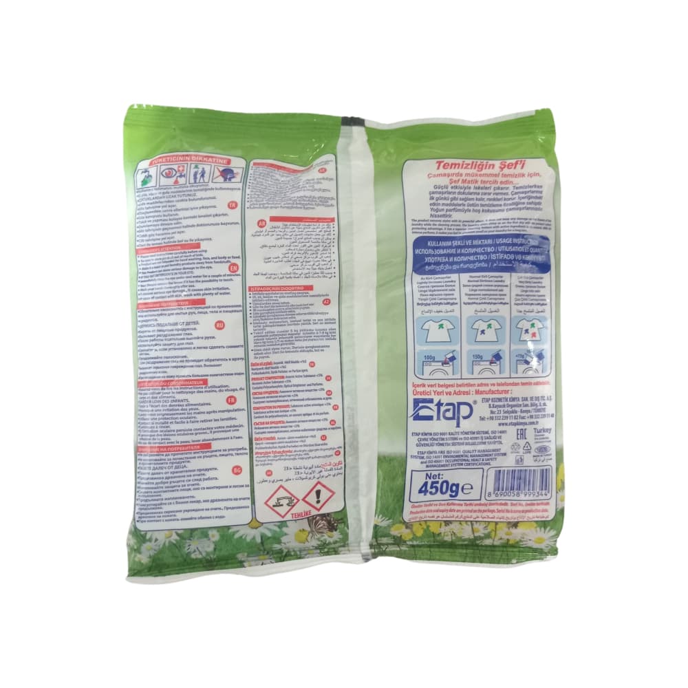 Detergente en polvo universal (8 x 450 g / 15.87 oz) - Miniatura 2