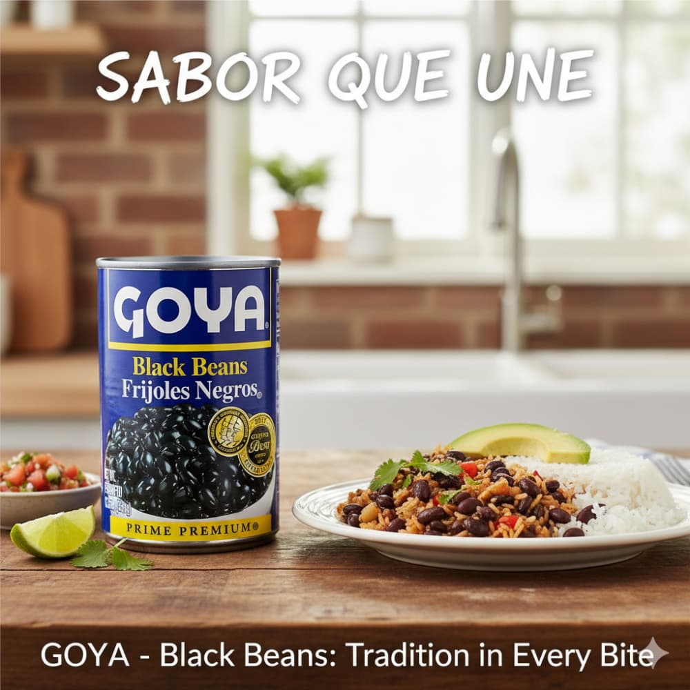 Frijol negro enlatado Goya (4 x 439 g / 15.5 oz) - Miniatura 2