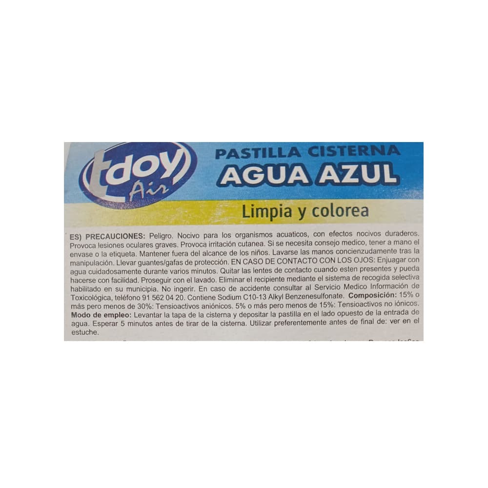 Pastilla cisterna Agua Azul Tdoy Air (2 x 50 g / 1.76 oz) - Miniatura 3