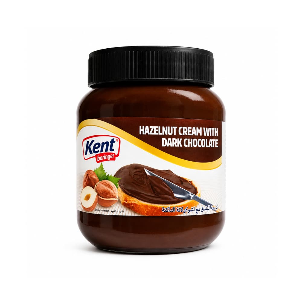 Crema de avellana con chocolate negro Kent Boringer (350 g / 12.3 oz) - Miniatura 1