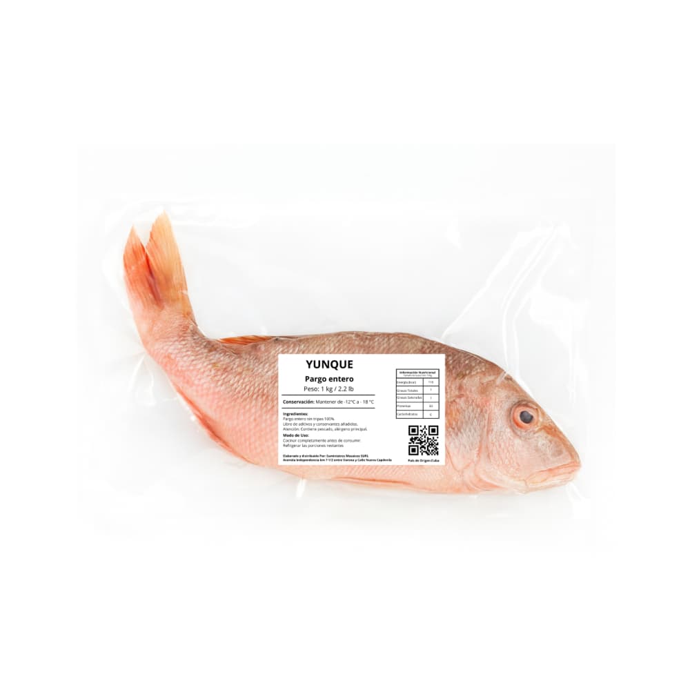 Pargo entero Yunque (1 kg / 2.2 lb) - Miniatura 3
