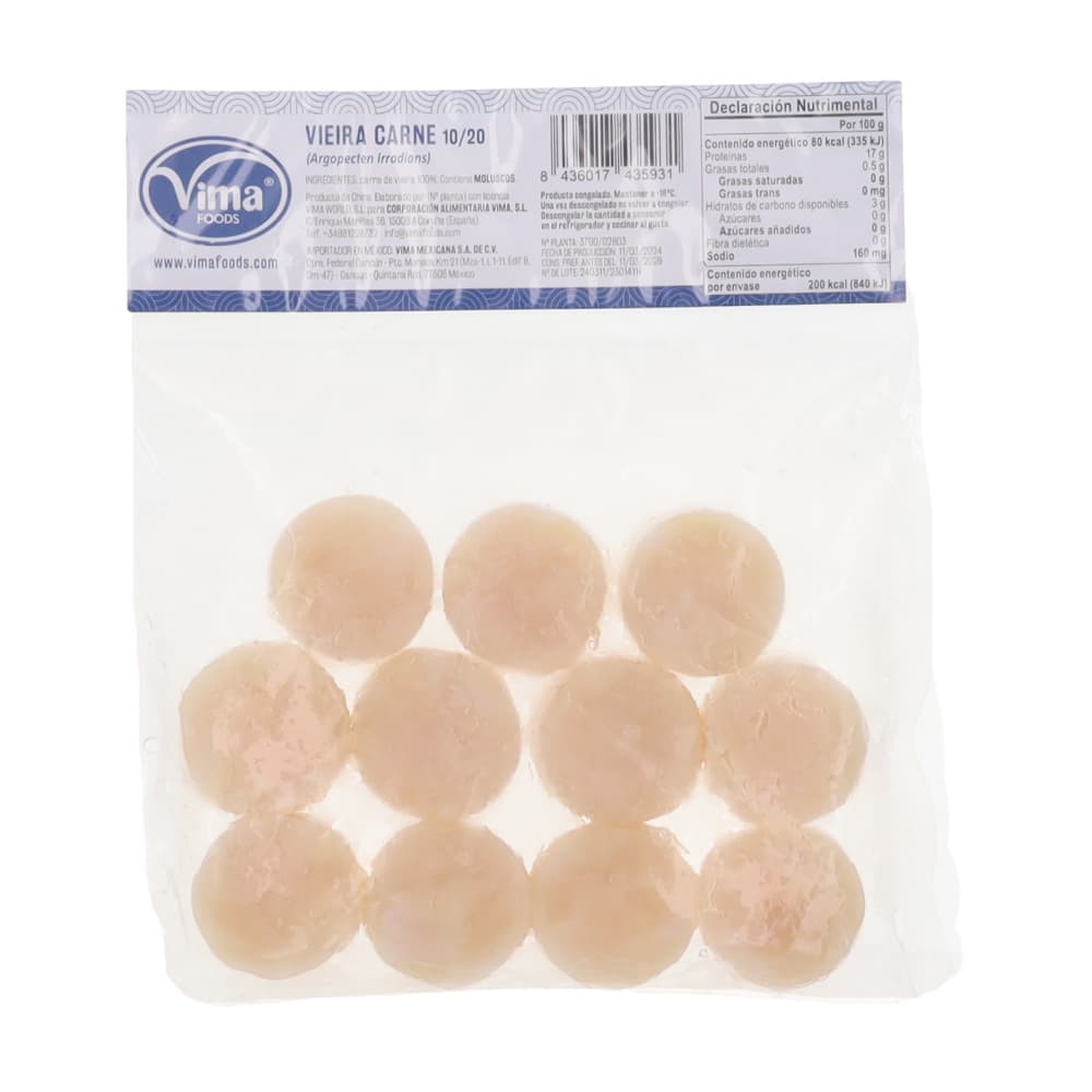 Vieira carne Vima Foods (250 g / 8.82 oz) - Miniatura 2