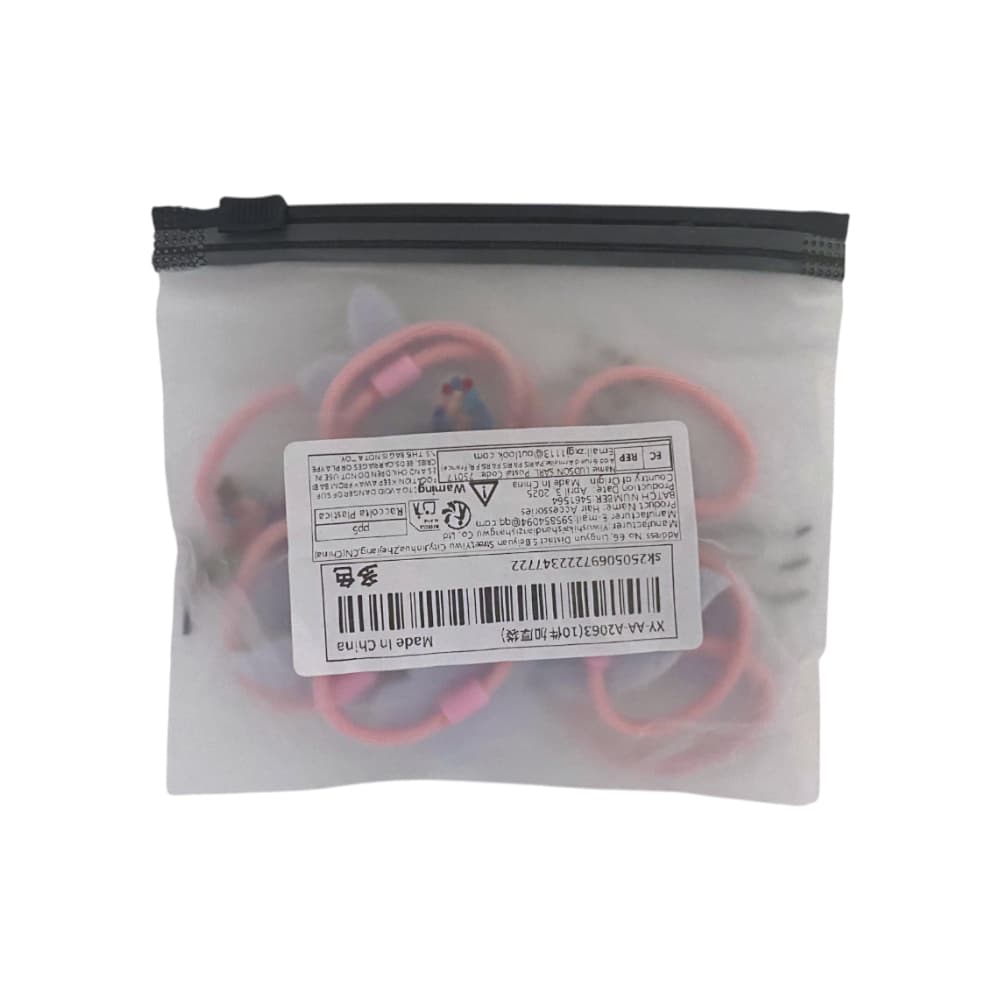 Set de coleteros infantiles con figuras con pedrería multicolor (10 U) - Miniatura 4