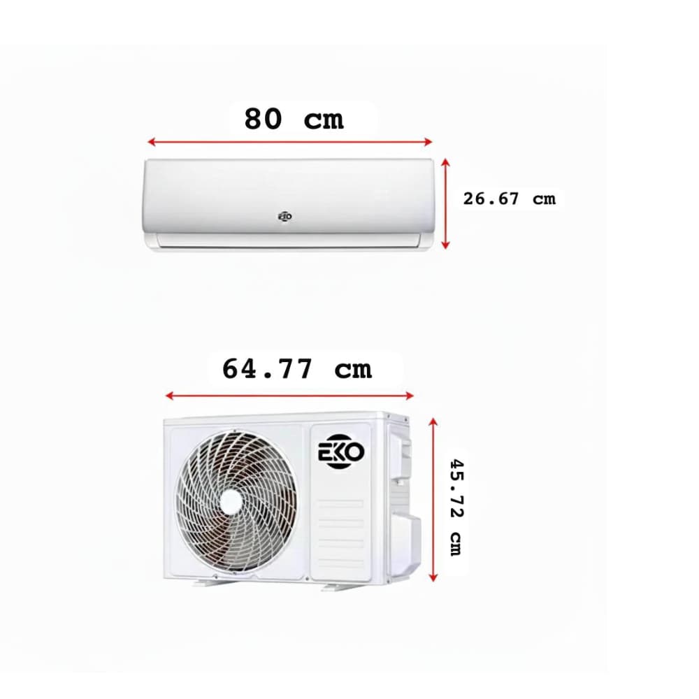 Aire acondicionado tipo split de 1 tonelada EKO E12FZ - Miniatura 2