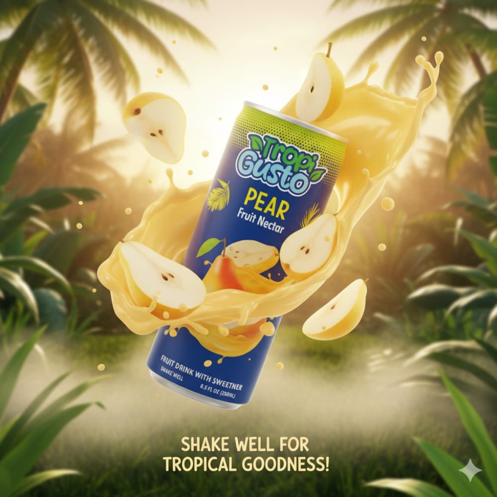 Néctar de fruta sabor pera Tropi Gusto (250 ml) - Miniatura 4
