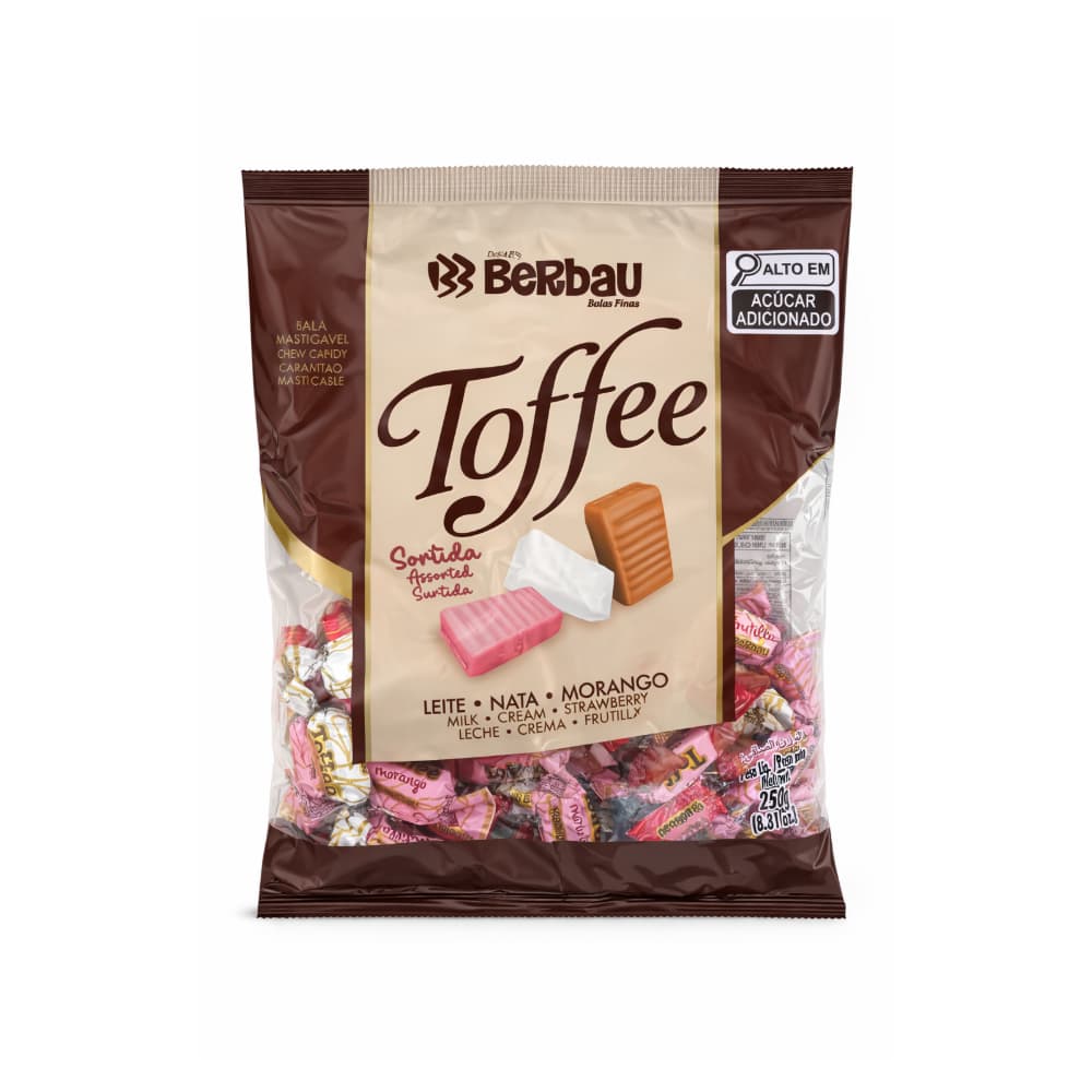 Caramelos masticables surtidos Toffee Berbau (250 g / 8.81 oz) - Miniatura 1