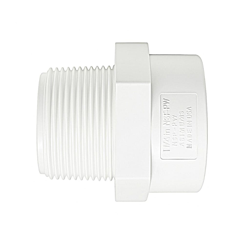 Conector PVC-U de 1-1/2" rosca exterior Malu - Miniatura 2