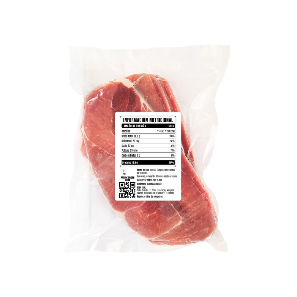 Chuleta de pierna de cerdo deshuesada Cosecha Real (2 kg / 4.4 lb) - Miniatura 3