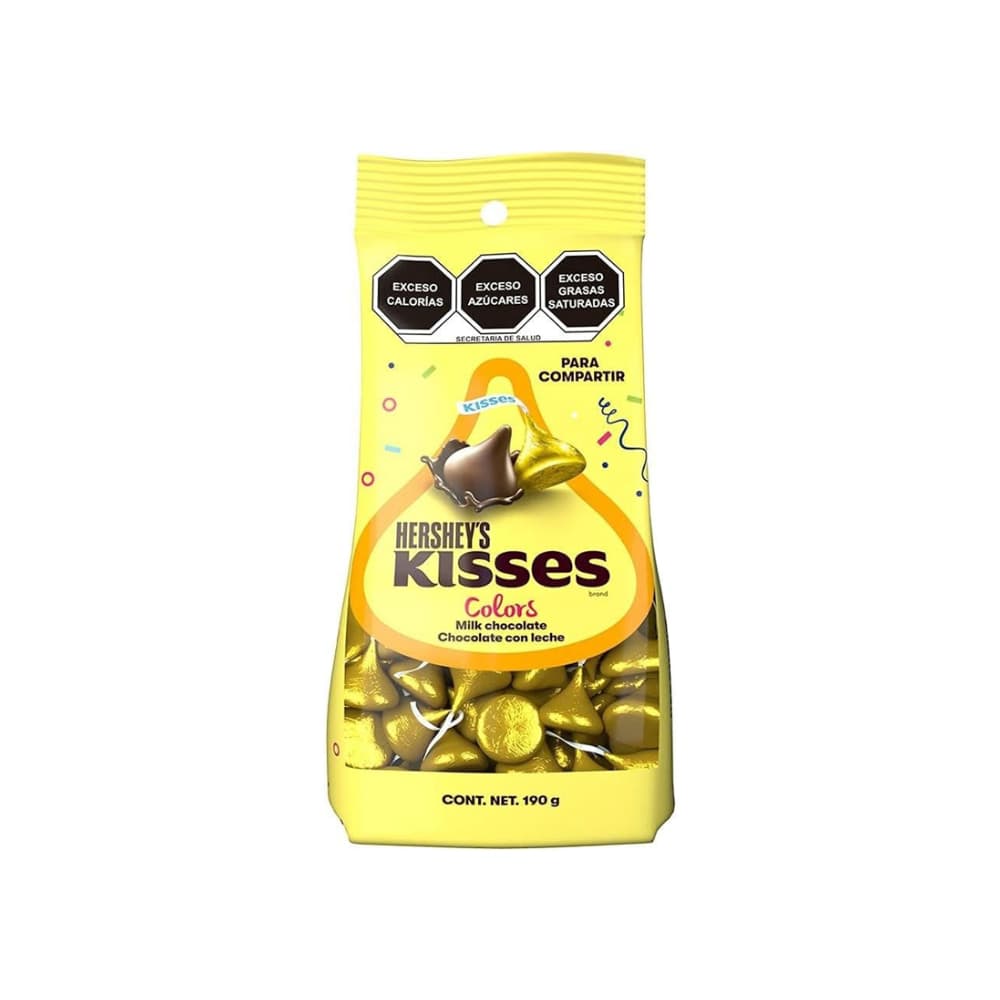 Chocolate con leche Hershey's Kisses fiesta amarillo (190 g / 6.7 oz) - Miniatura 3
