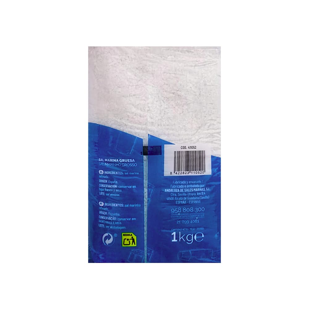 Sal marina gruesa Coviran (1 kg / 2.2 lb) - Miniatura 3