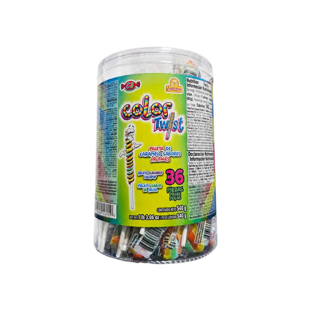 Paleta de caramelo sabores frutales Las Delicias (540 g / 19.04 oz) - Miniatura 1