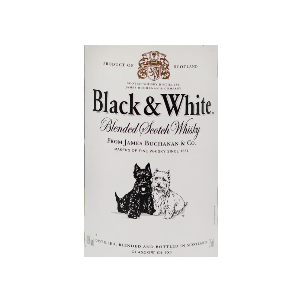 Whisky Black & White (750 ml) - Miniatura 8