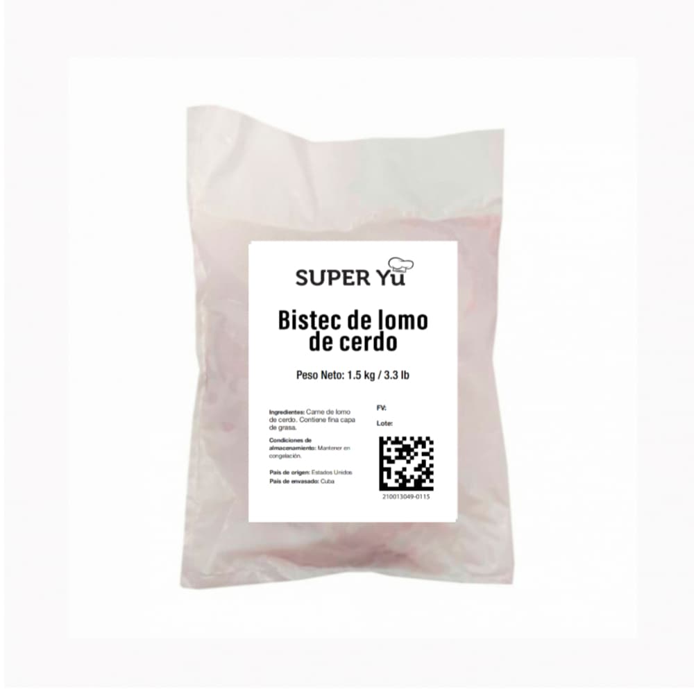 Bistec de lomo de cerdo Super Yu (1.5 kg / 3.3 lb) - Miniatura 3