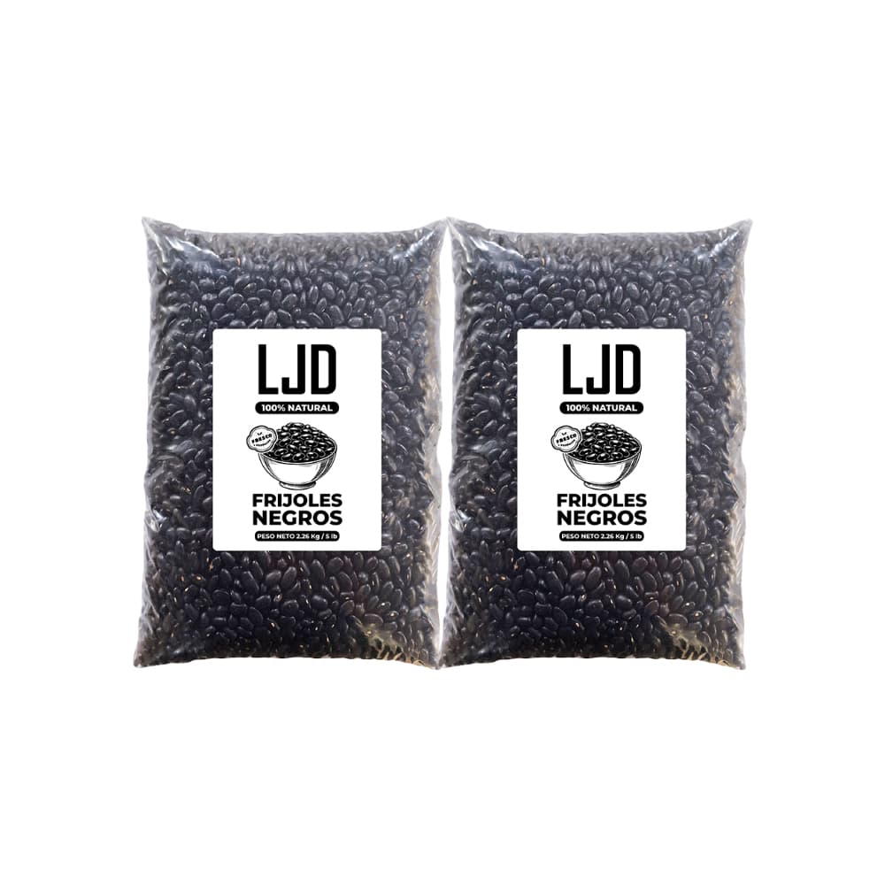 Frijoles negros LJD (2 x 2.26 kg / 5 lb) - Imagen 1