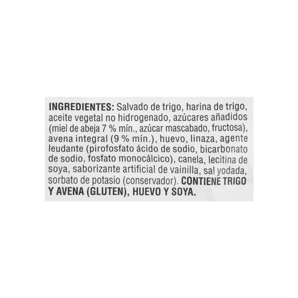 Panecillos de salvado de trigo con miel de abeja y avena Great Value (100 g / 3.53 oz) - Miniatura 3
