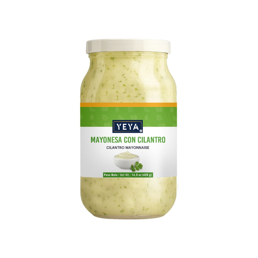 Mayonesa con cilantro YEYA (12 x 420 g / 14.8 oz) - Miniatura 3