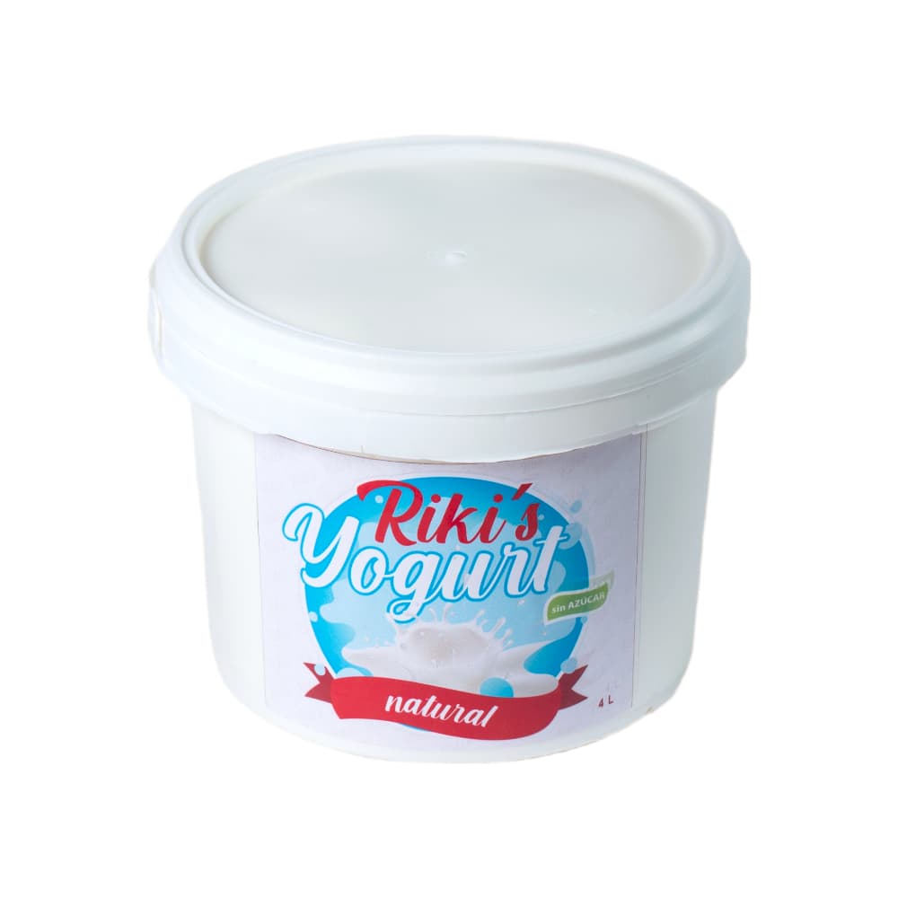 Yogurt natural sin azúcar Riki´s (4 L) - Imagen 1
