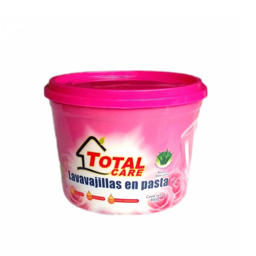 Lavavajillas en pasta de rosa y aloe de vera Total Care (800 g / 1.76 lb) - Imagen 1