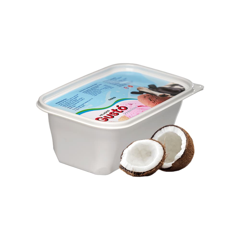 Helado Premium de coco Gustó (2 L) - Imagen 1