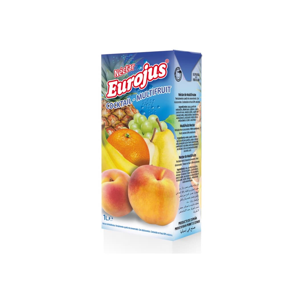 Néctar de multifrutas Eurojus (1 L) - Miniatura 2