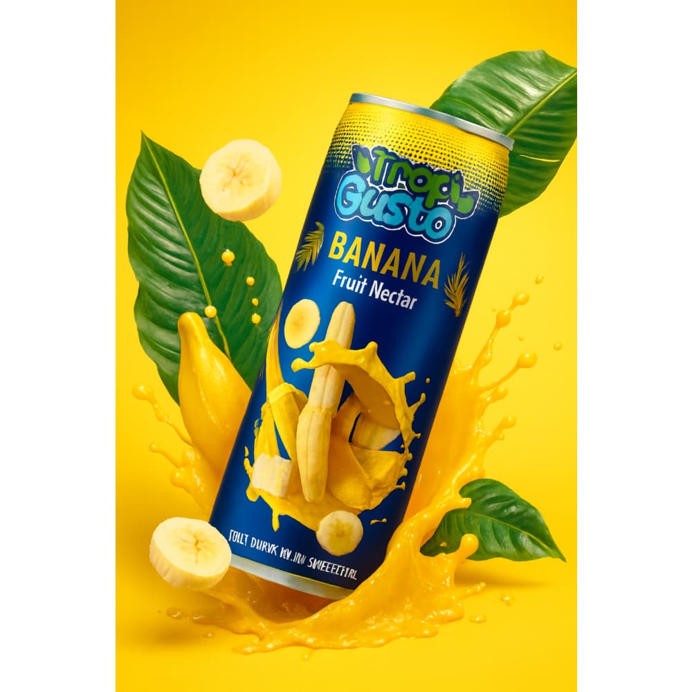 Néctar de frutas sabor banana Tropi Gusto (250 ml) - Miniatura 4