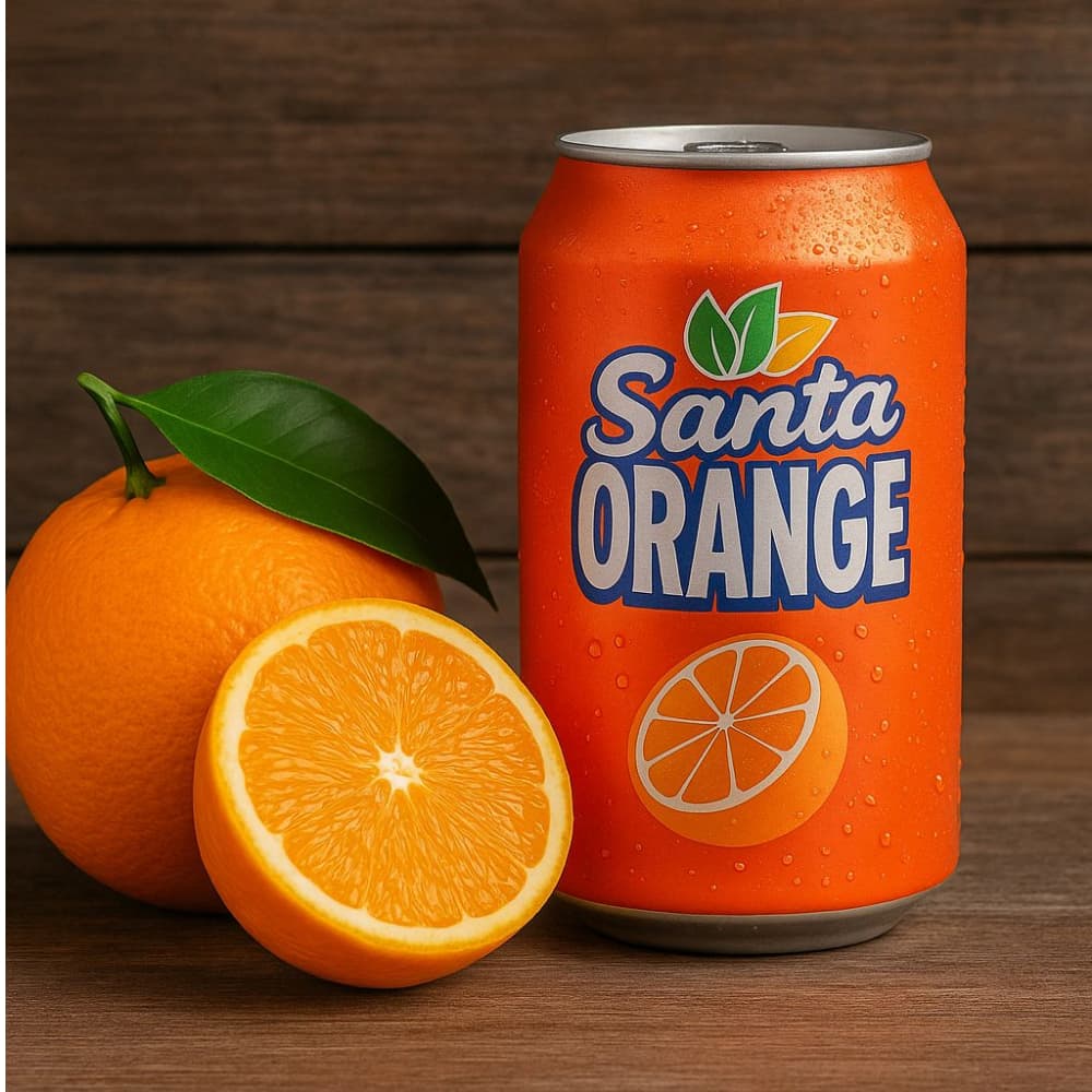 Refresco gaseado de naranja Santa (6 x 330 ml) - Miniatura 5