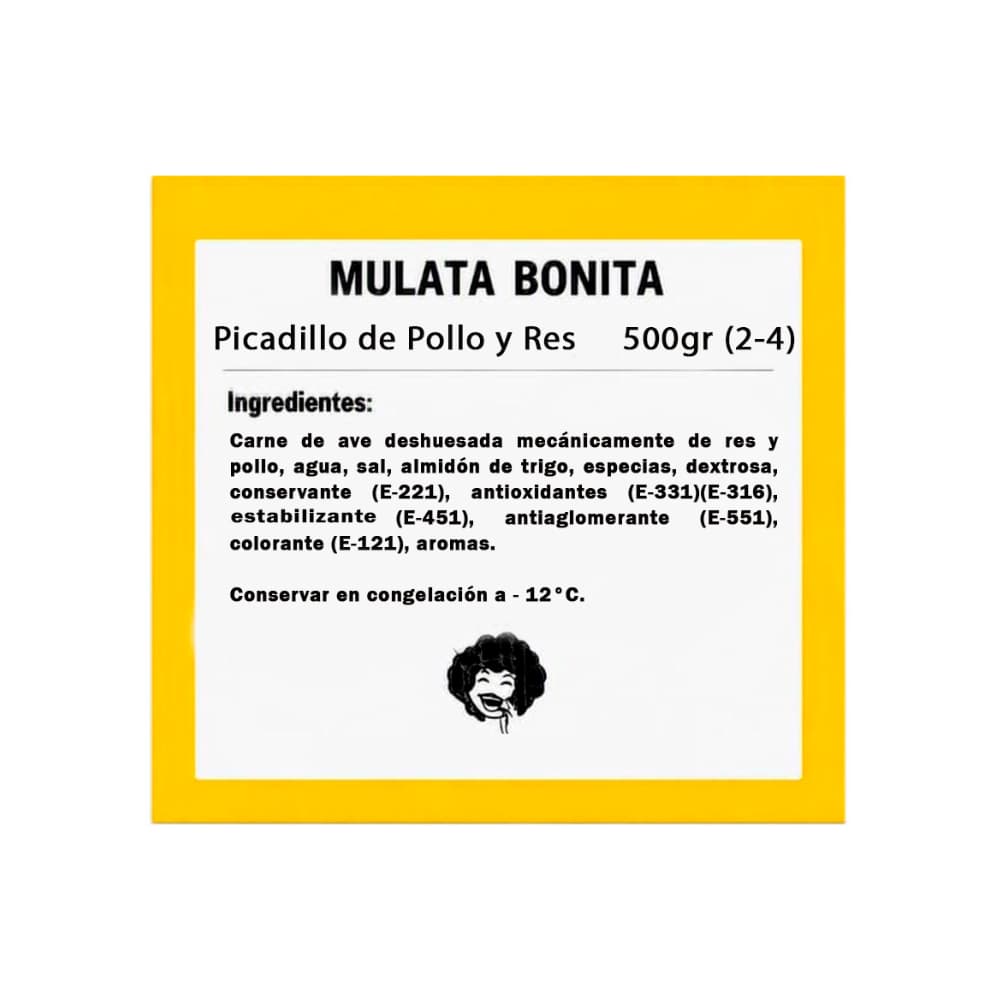 Picadillo de pollo y res Mulata Bonita (500 g / 1.1 lb) - Miniatura 3