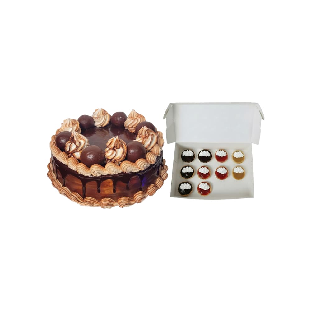 Sweet Love No.25: Cake de crema de mantequilla chocolate y trufas +Mini pie 3 estaciones - Imagen 1