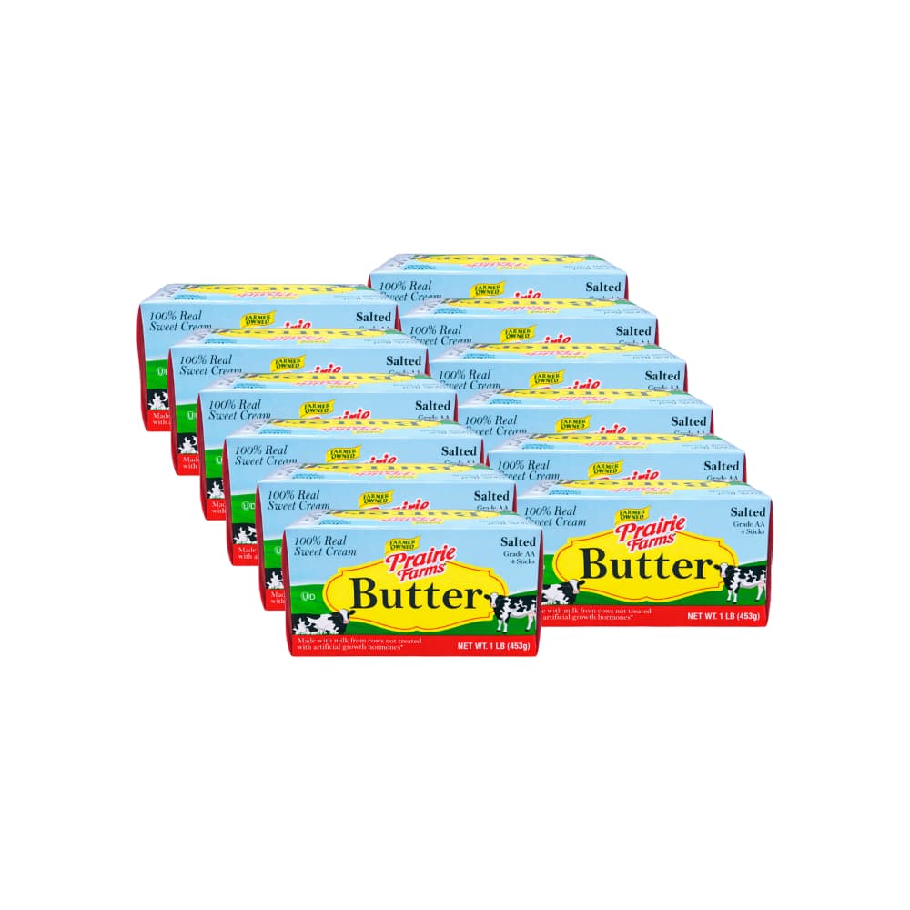 Mantequilla con sal Prairie Farms (12 x 453 g / 1 lb) - Miniatura 1
