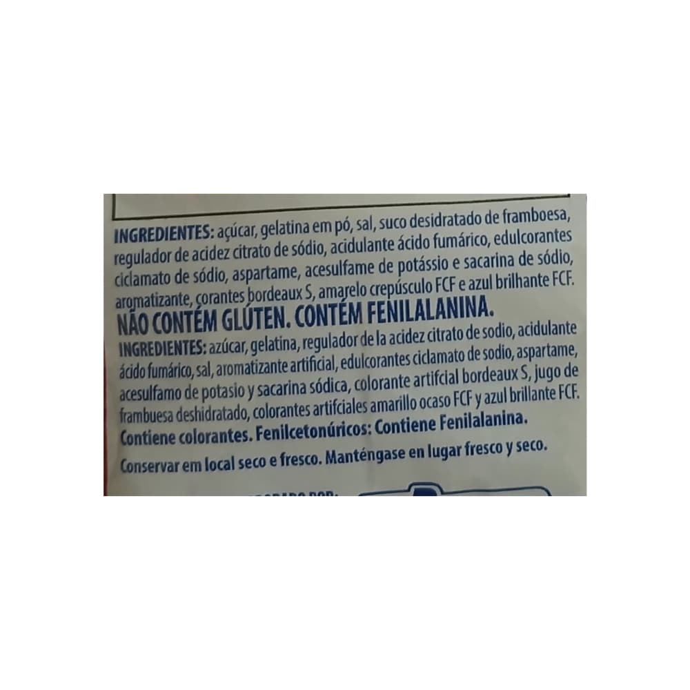 Gelatina sabor frambuesa Qualimax (20 g) - Miniatura 4