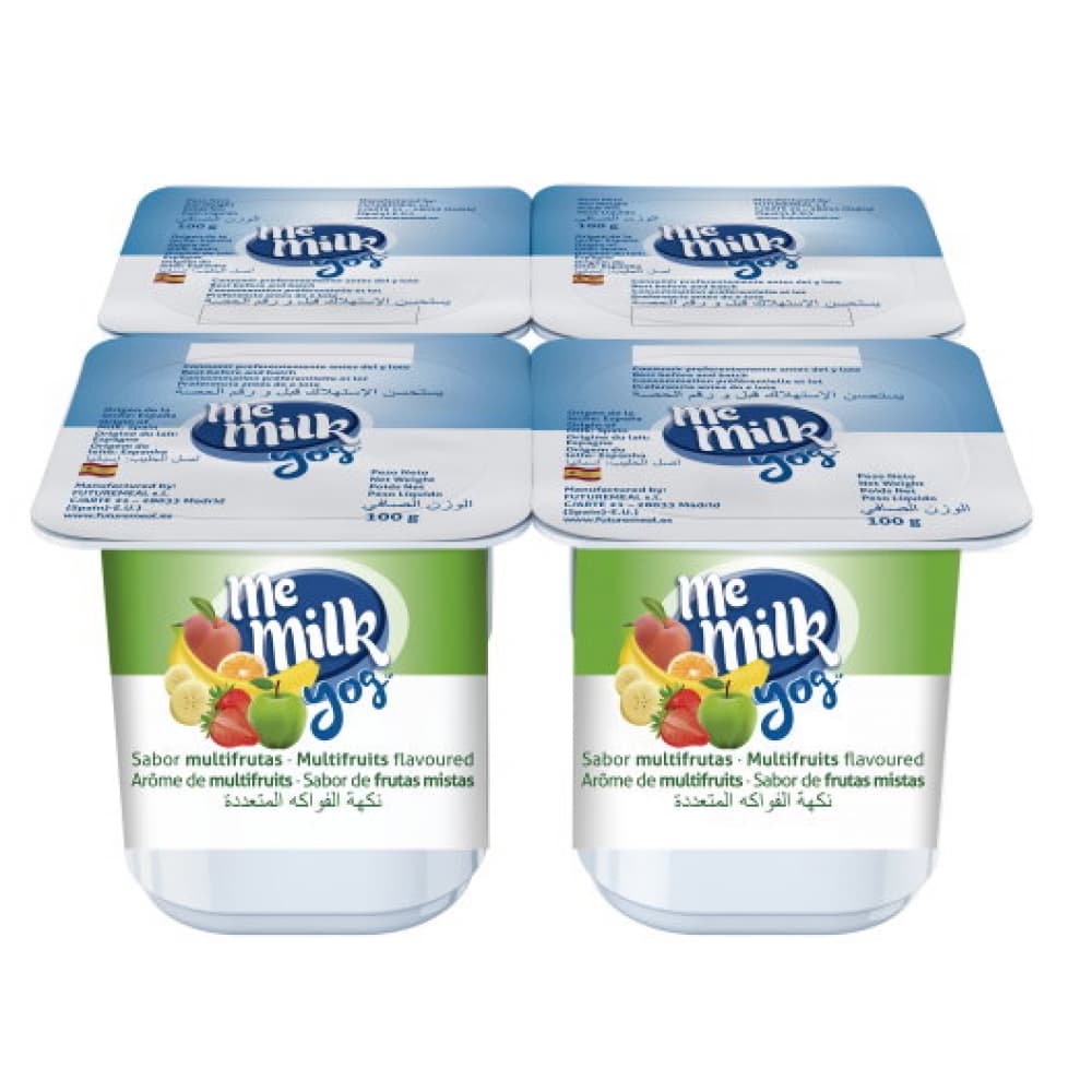 Yogur pasteurizado con sabor a multifrutas Me Milk (4 x 120 g / 4.23) - Miniatura 4