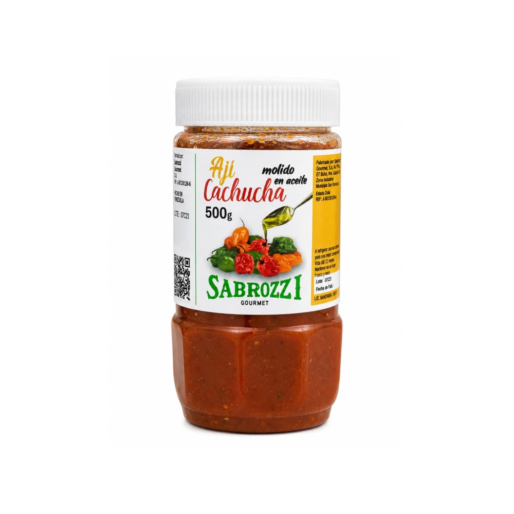 Ají cachucha molido en aceite Sabrozzi (500 g / 1.1 b) - Miniatura 1