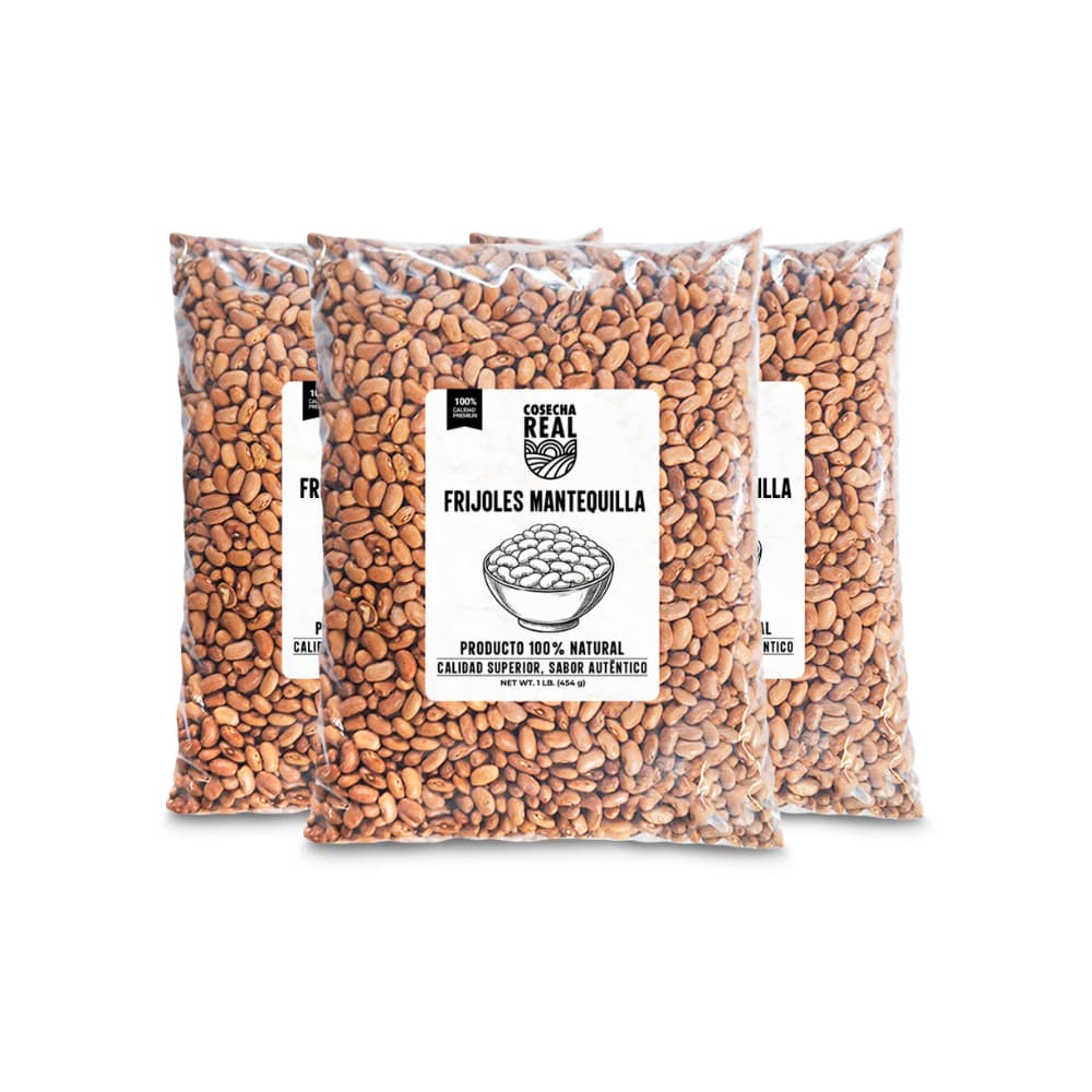 Frijoles mantequilla Cosecha Real (3 x 454 g / 1 lb) - Miniatura 1