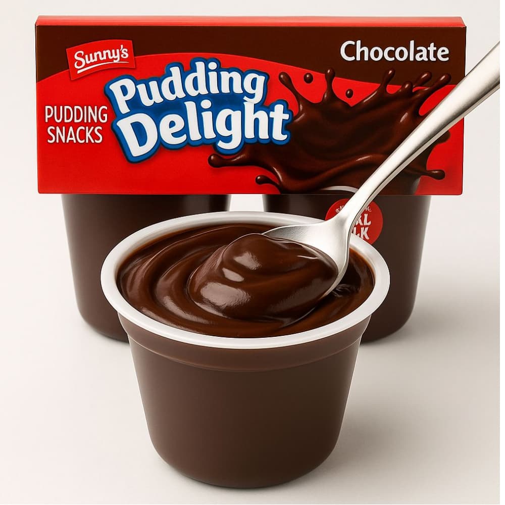 Natilla de chocolate Sunny' s (4 x 92.1 g / 3.25 oz) - Miniatura 4