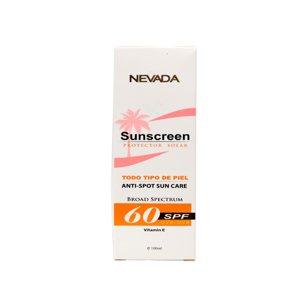 Protector solar 60 SPF anti-manchas con vitamina E Nevada (100 ml) - Miniatura 2