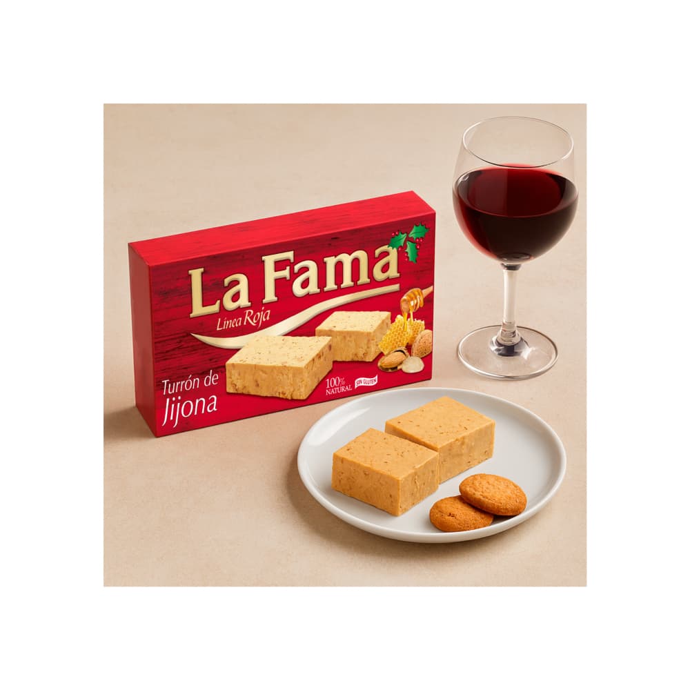 Turrón de Yema tostada La Fama + Turrón de Jijona La Fama + Turrón de Alicante La Fama - Miniatura 2