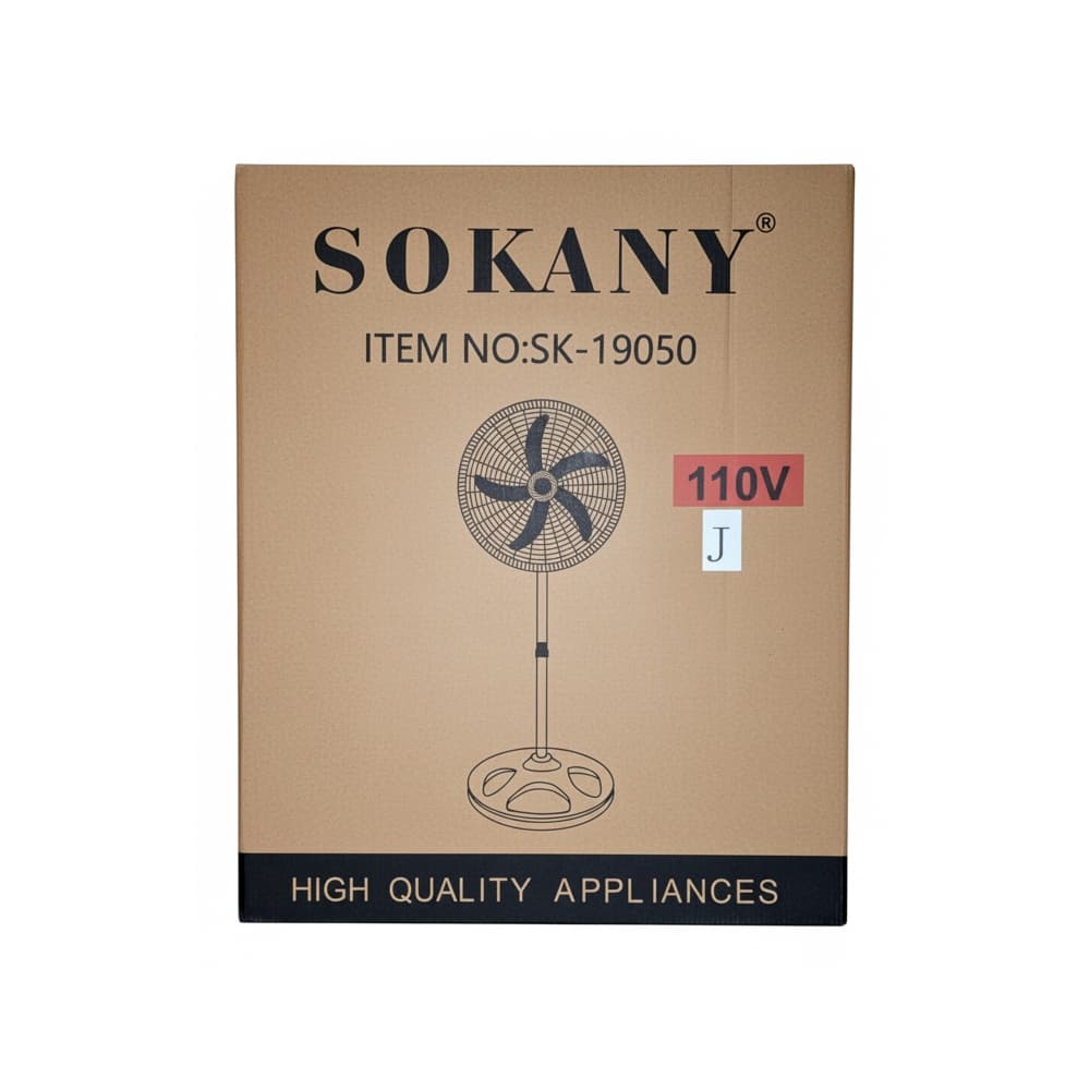 Ventilador de pie Sokany SK-19050 16" (2 U) - Miniatura 7