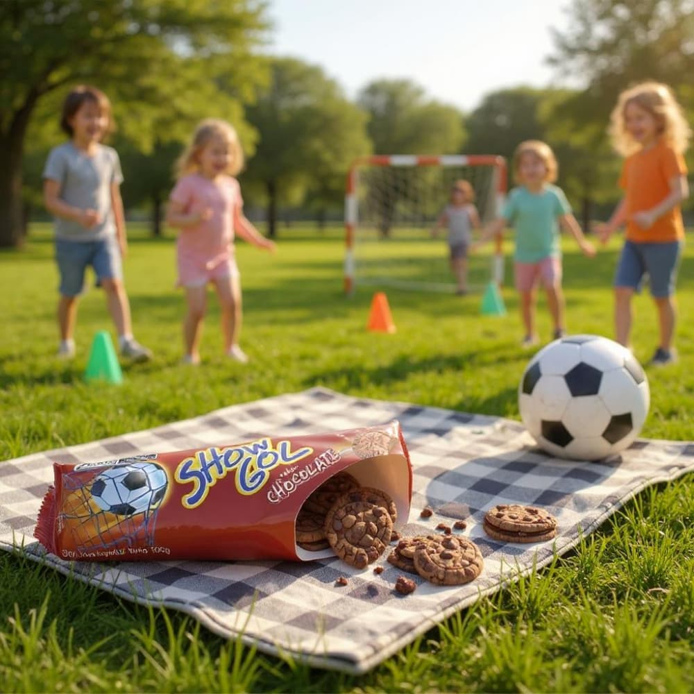 Galletas sabor chocolate Show Gol (100 g / 3.5 oz) - Miniatura 3