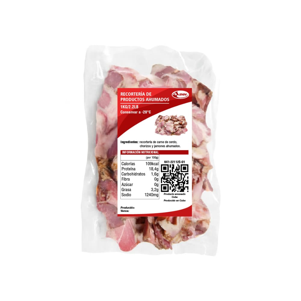 Recortería de productos ahumados Jimm (1 kg / 2.2 lb) - Imagen 1