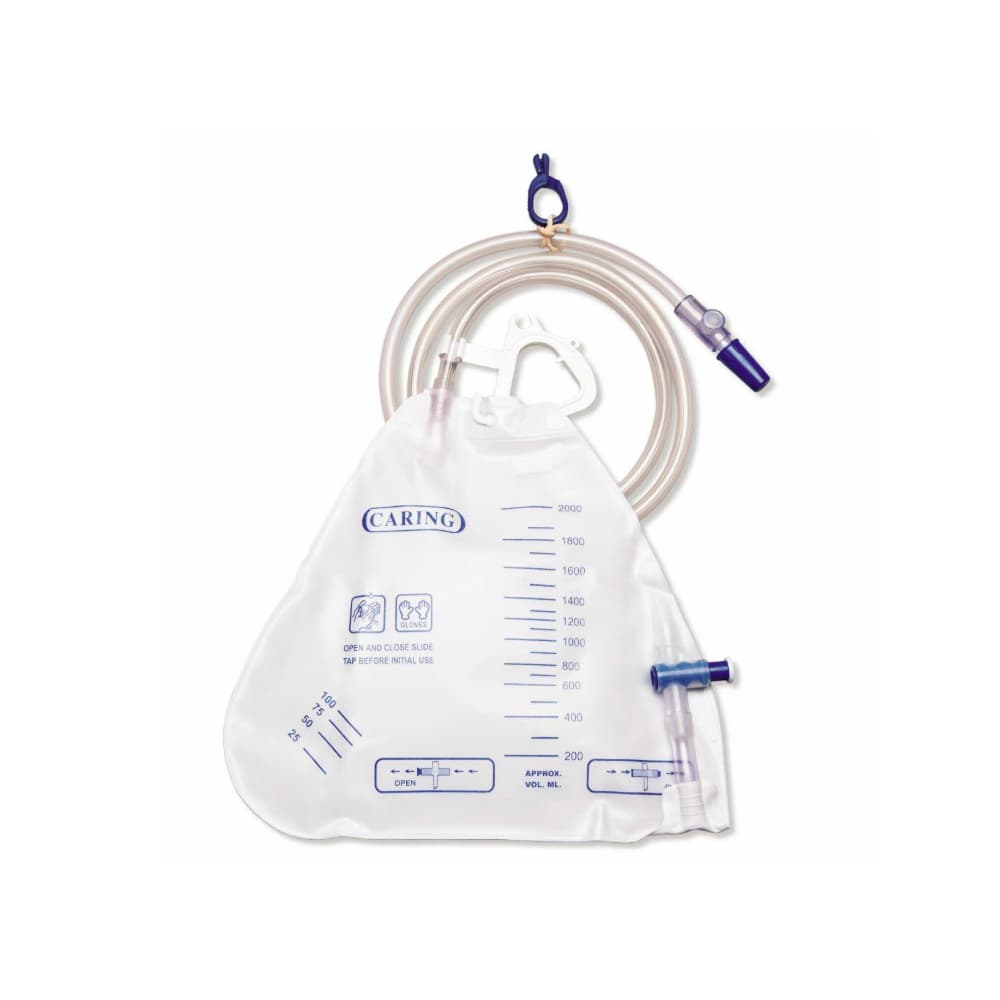 Bolsa de drenaje urinario con válvula antirreflujo Medline 2000 ml - Miniatura 3