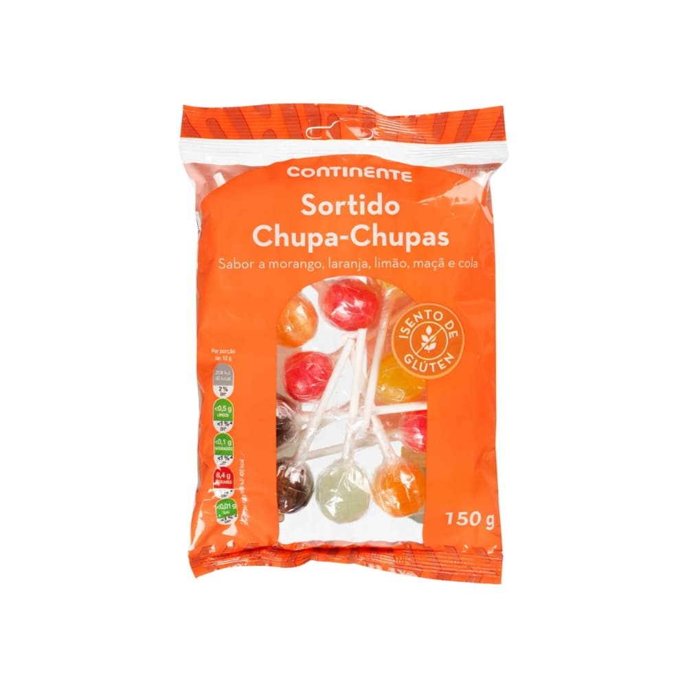 Piruletas surtidas Continente (150 g / 5.29 oz) - Miniatura 1
