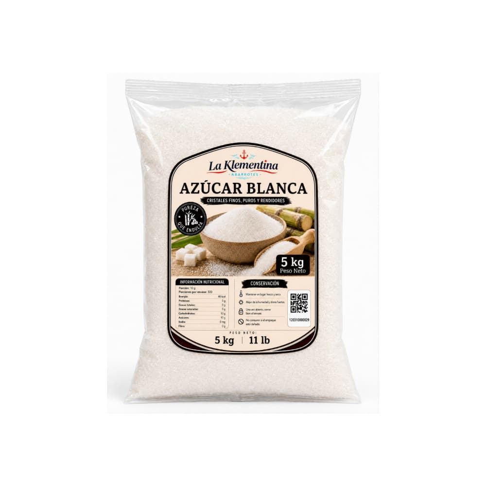 Azúcar blanca La Klementina (5 kg / 11 lb) - Miniatura 1