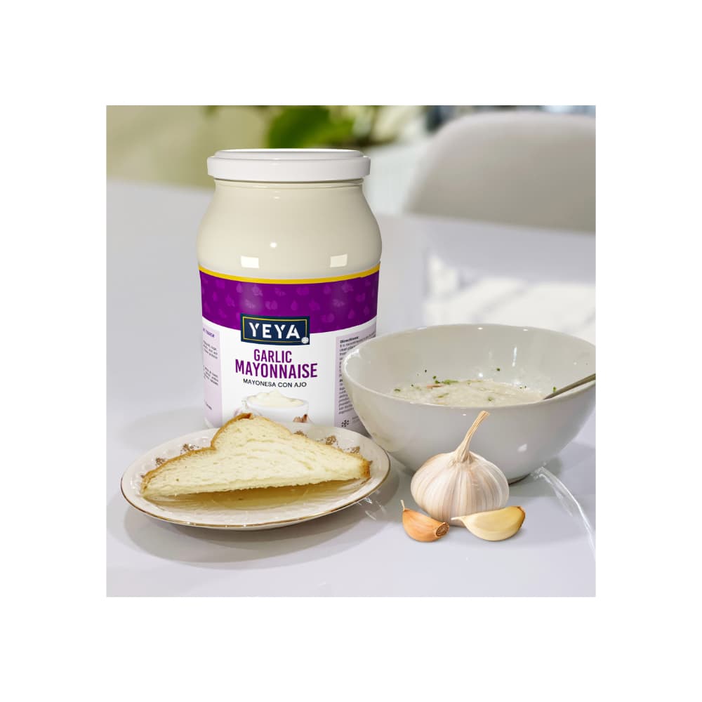 Mayonesa con ajo Yeya (12 x 420 g / 14.8 oz) - Miniatura 2