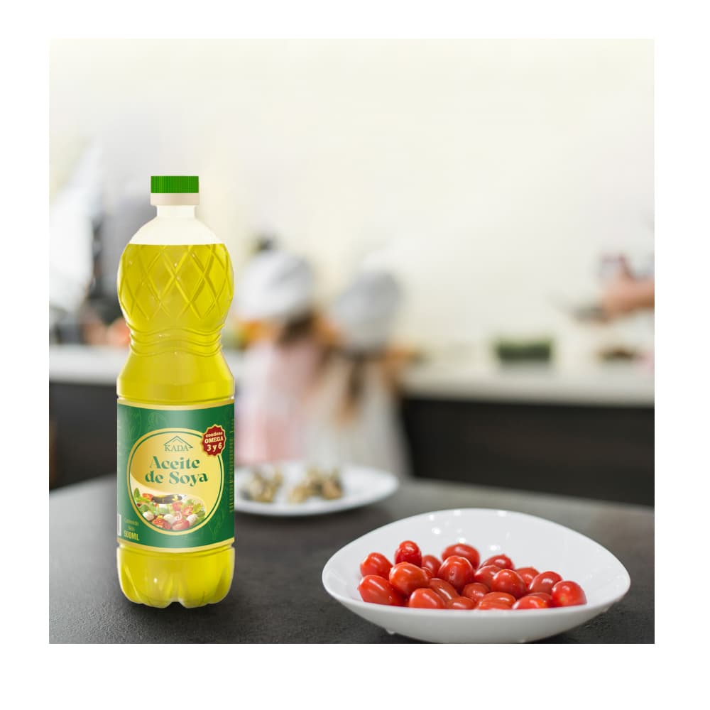 Aceite de soya Kada (10 x 500 ml) - Miniatura 4