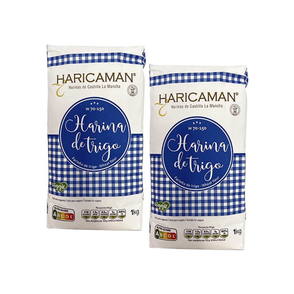 Harina de trigo Haricaman ( 2 x 1 kg / 2.2 lb) - Imagen 1