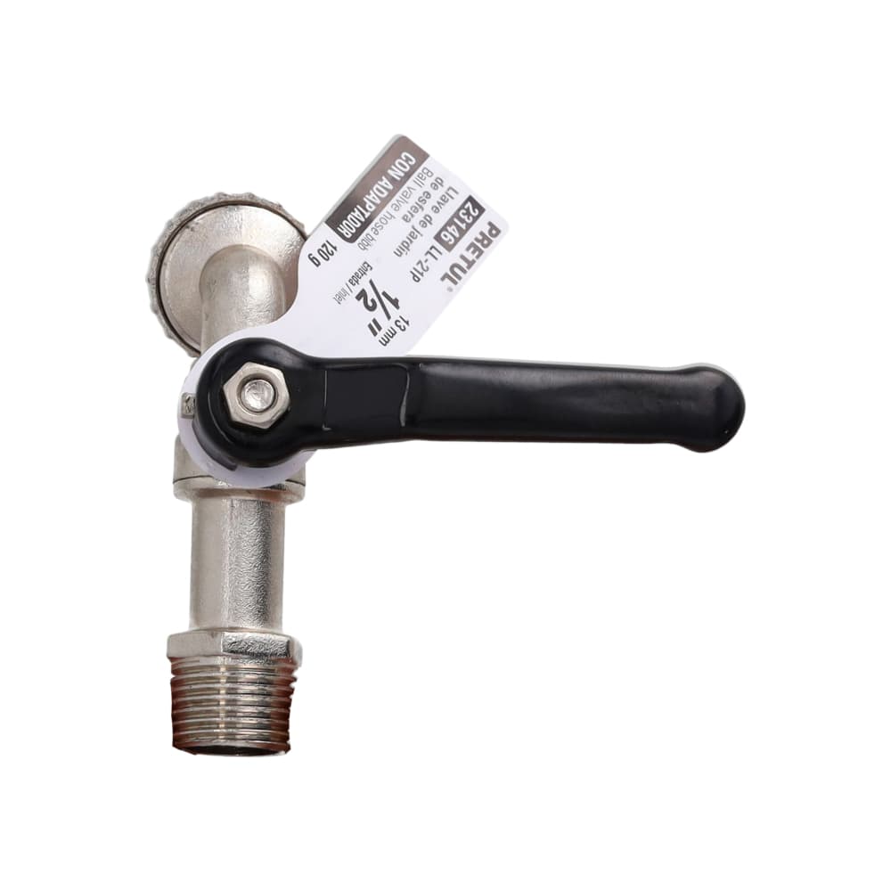 Llave de jardín de esfera -1/2 pulgada de entrada Pretul LL-21P - Miniatura 4