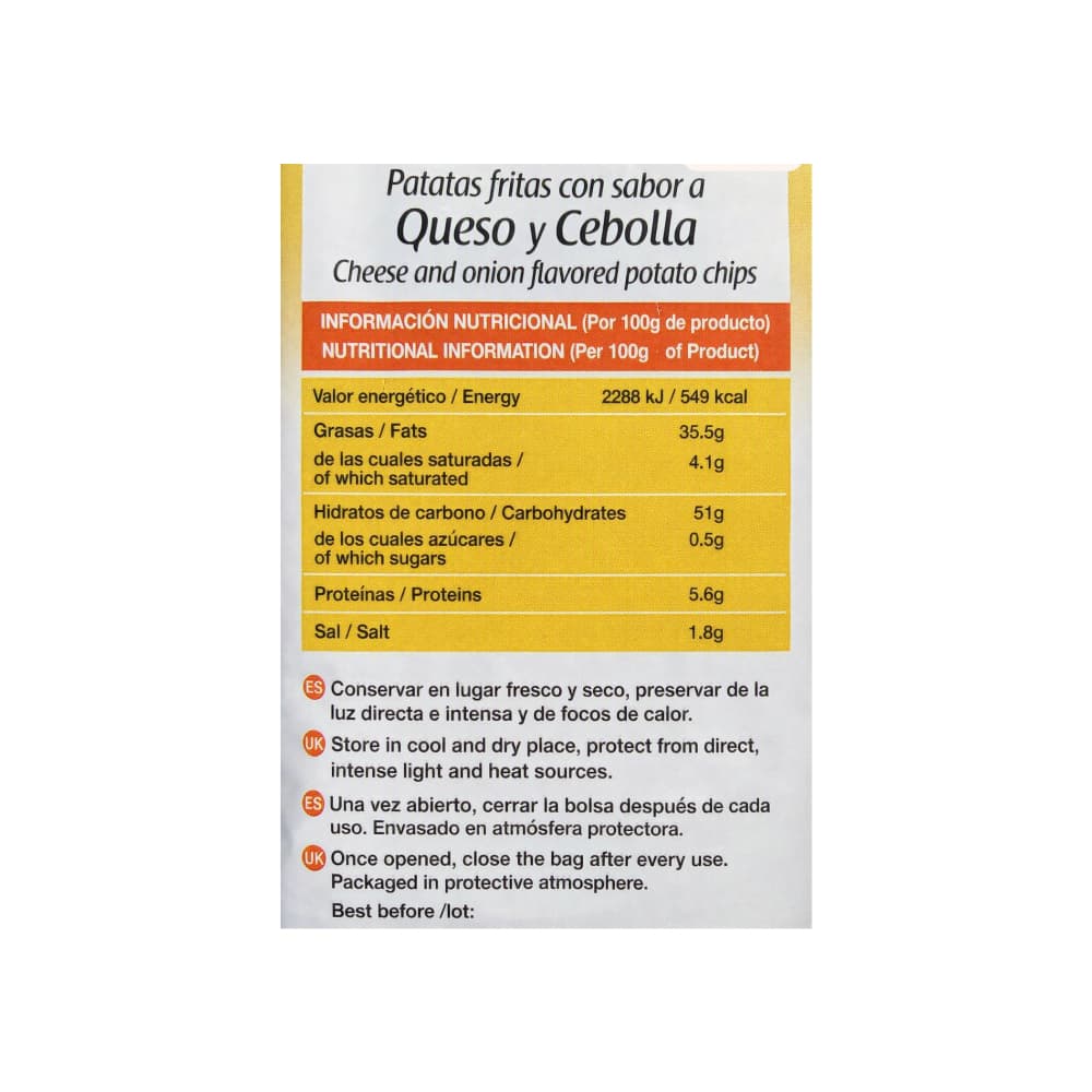 Papas fritas sabor a queso y cebolla Top-Chip Flaper (32 g / 1.13 oz) - Miniatura 3