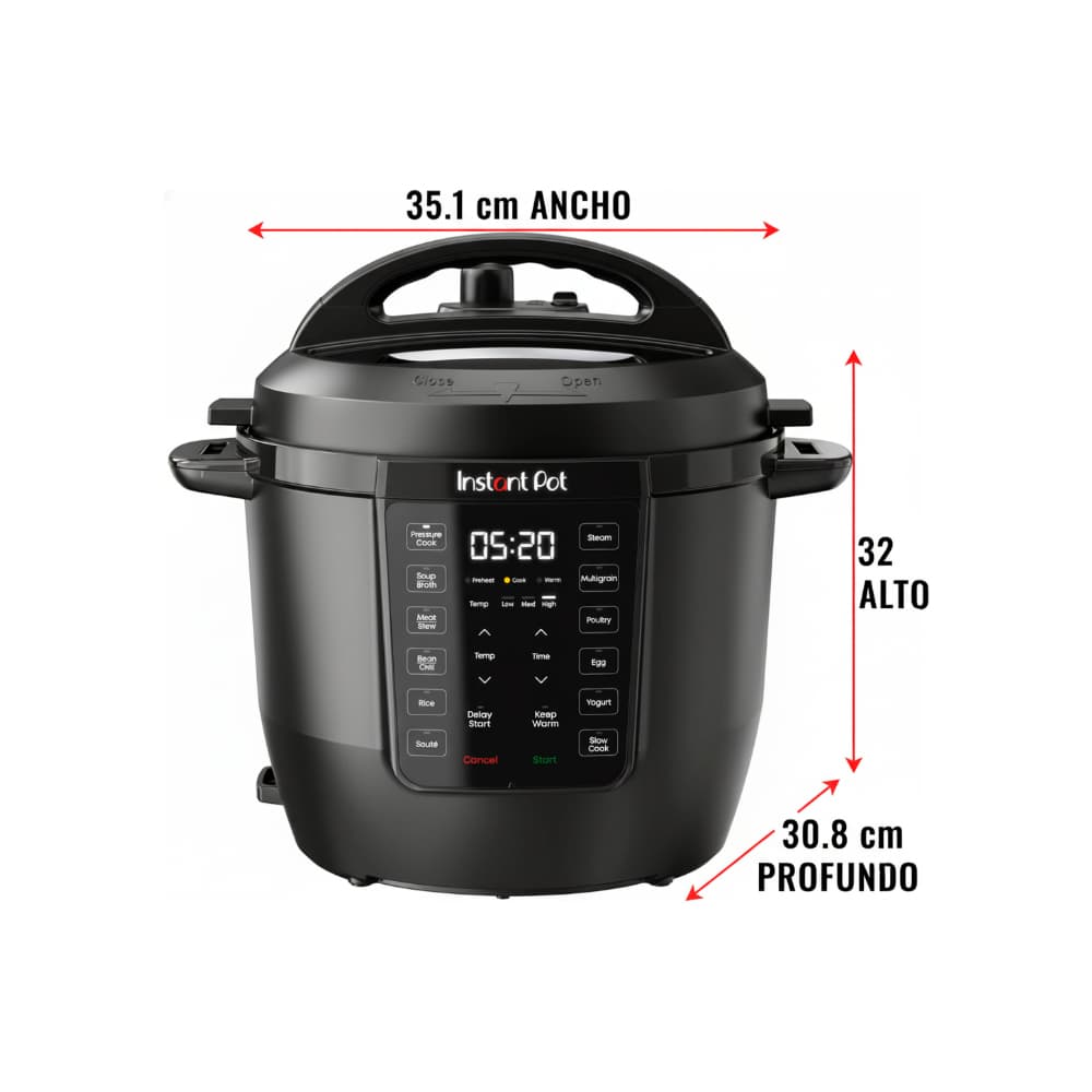 Olla multiusos 5.7 L color negro Instant Pot Rio Gourmet - Miniatura 2